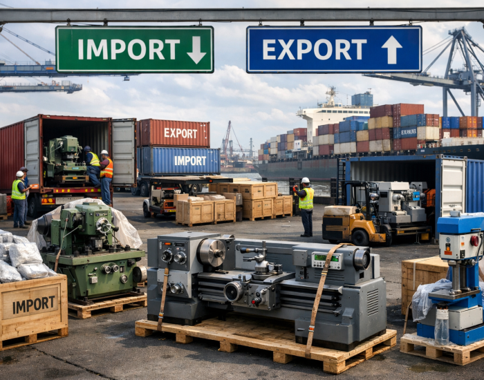 Import export machines et outils industriels